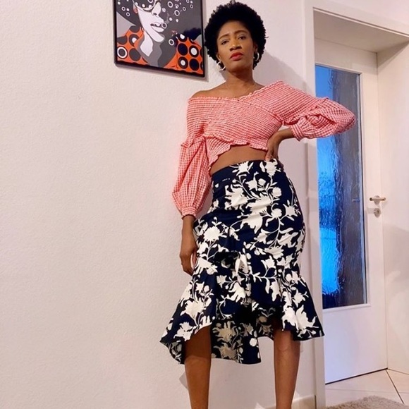 NWT Johanna Ortiz x H&M Flounce Skirt - Picture 4 of 11